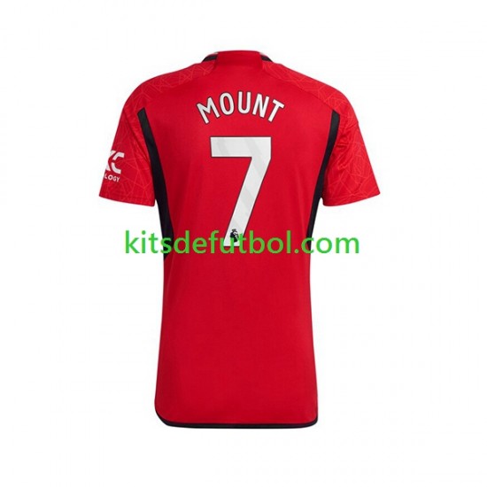 Manchester United Mount 7 Hombre Camiseta de local 2023-2024 Manga Corta