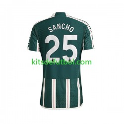 Manchester United Sancho 25 Hombre Camiseta de visitante 2023-2024 Manga Corta