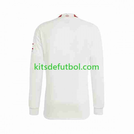 Manchester United Hombre Camiseta alternativa 2023-2024 Manga Larga