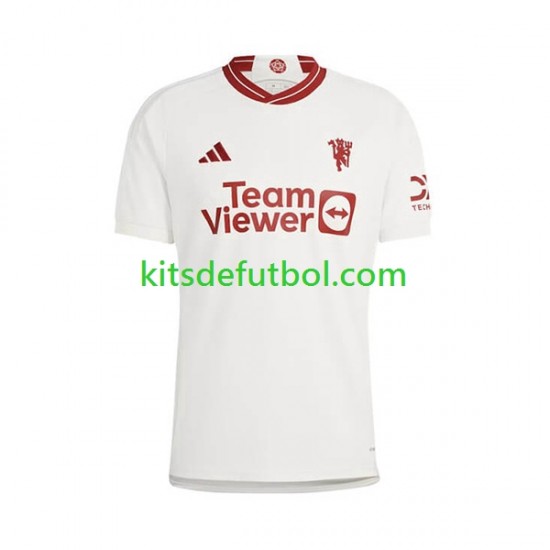 Manchester United Hombre Camiseta alternativa 2023-2024 Manga Corta
