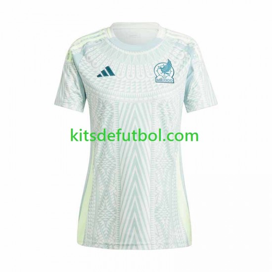 México Copa America 2024 Mujer Camiseta de visitante Manga Corta