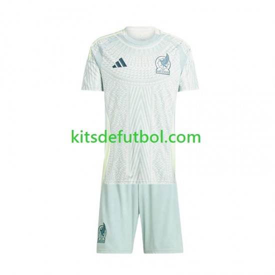 Equipación completa Niño México Copa America 2024 Camiseta de visitante Manga Corta