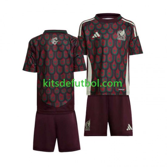 Equipación completa Niño México Copa America 2024 Camiseta de local Manga Corta