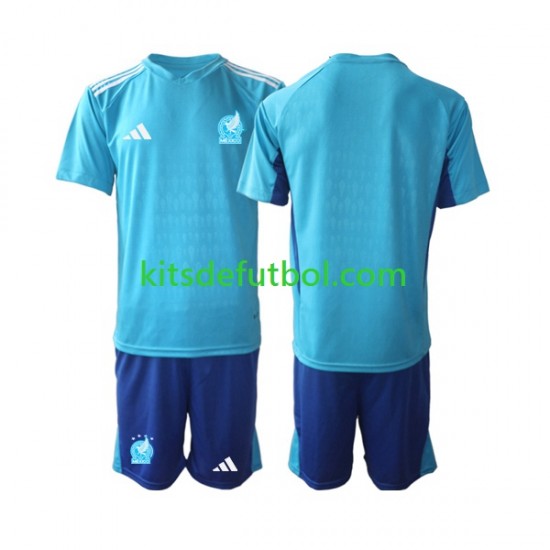 Equipación completa Niño México Portero 2022 Camiseta de visitante Manga Corta