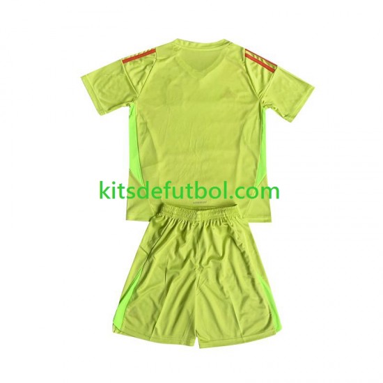 Equipación completa Niño México Portero 2024 Camiseta de visitante Manga Corta