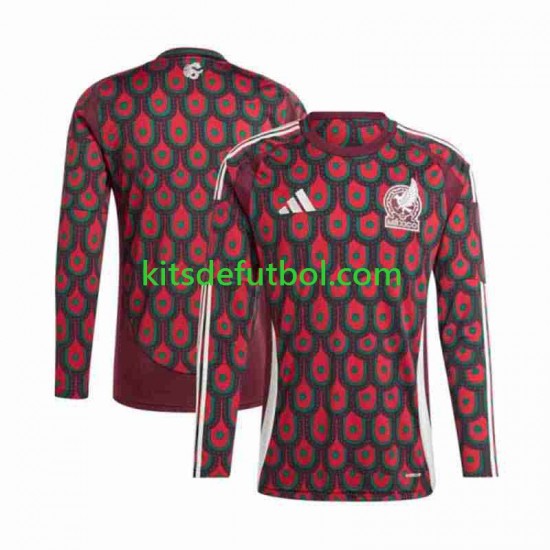 México Copa America 2024 Hombre Camiseta de local Manga Larga