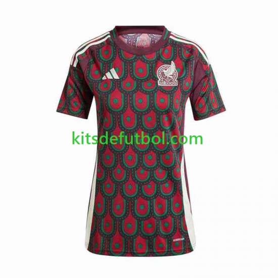 México Copa America 2024 Mujer Camiseta de local Manga Corta