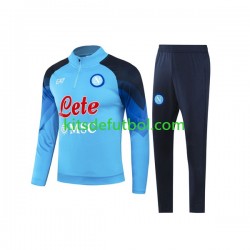 Napoli Hombre Camiseta de Entrenamiento Azul 2023-2024