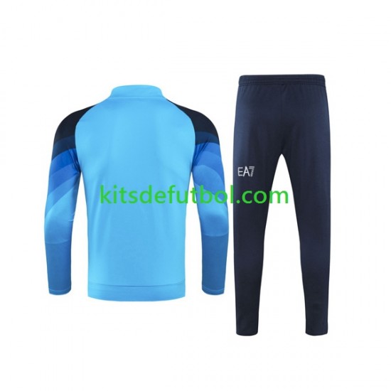 Napoli Hombre Camiseta de Entrenamiento Azul 2023-2024