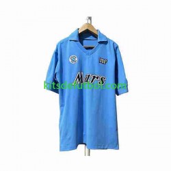 Napoli Retro 1989 1990 Hombre Camiseta de local Manga Corta