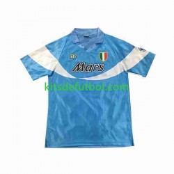 Napoli Special Retro 1990 1991 Hombre Camiseta de local Manga Corta