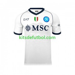 Napoli Khvicha Kvaratskhelia 77 Hombre Camiseta de visitante 2023-2024 Manga Corta