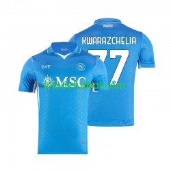 Napoli Khvicha Kvaratskhelia 77 Hombre Camiseta de local 2024-2025 Manga Corta