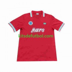 Napoli Retro 1988 1989 Hombre Camiseta alternativa Manga Corta