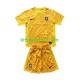 Equipación completa Niño Países Bajos Portero Euro 2024 Camiseta de visitante Manga Corta