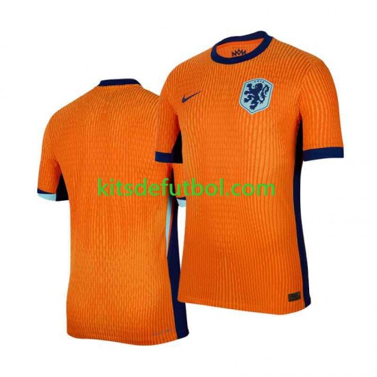 Países Bajos Euro 2024 Hombre Camiseta de local Manga Corta