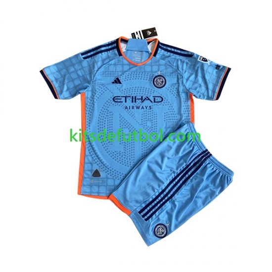 Equipación completa Niño New York City FC 2023 Camiseta de local Manga Corta