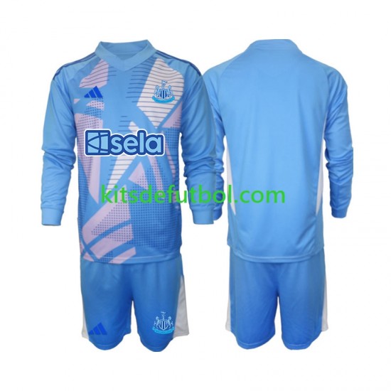 Equipación completa Niño Newcastle United Portero Camiseta de visitante 2024-2025 Manga Larga