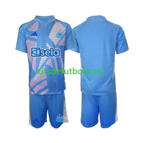 Equipación completa Niño Newcastle United Portero Camiseta de visitante 2024-2025 Manga Corta