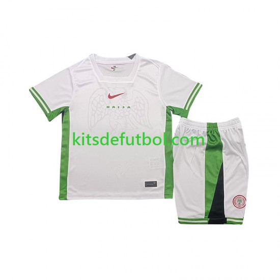 Equipación completa Niño Nigeria 2024 Camiseta de local Manga Corta