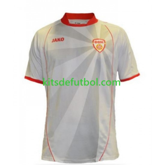 Macedonia del Norte 2022 Hombre Camiseta de visitante Manga Corta