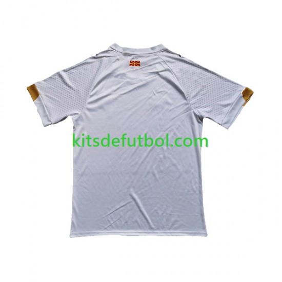 Macedonia del Norte 2023 Hombre Camiseta de visitante Manga Corta