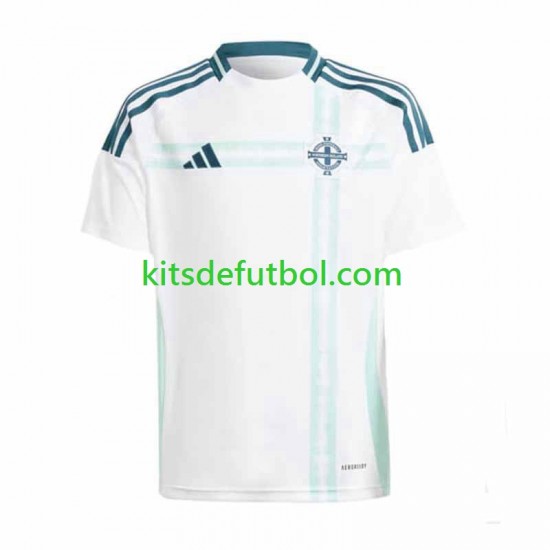 Irland Del Norte 2024 Hombre Camiseta de visitante Manga Corta