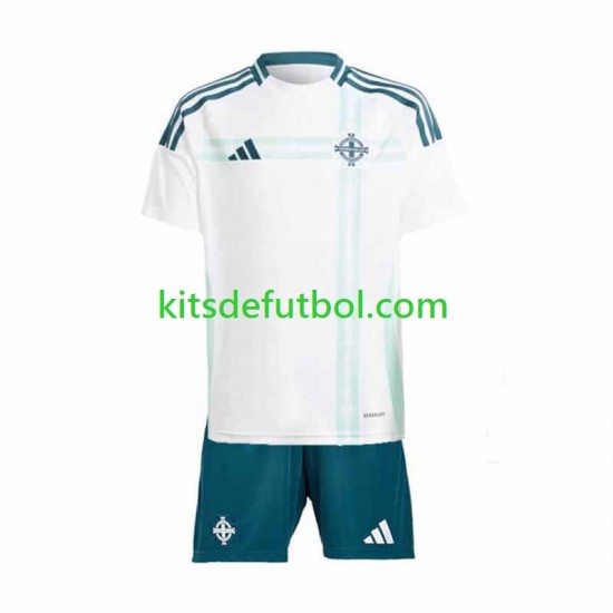 Equipación completa Niño Irland Del Norte 2024 Camiseta de visitante Manga Corta