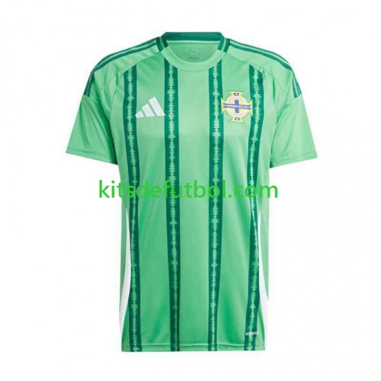 Irland Del Norte 2024 Hombre Camiseta de local Manga Corta