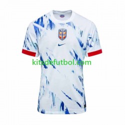 Noruega 2024 Hombre Camiseta de visitante Manga Corta