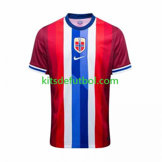 Noruega 2024 Hombre Camiseta de local Manga Corta
