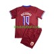 Equipación completa Niño Noruega Martin Odegaard 8 2024 Camiseta de local Manga Corta