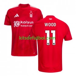 Nottingham Forest Chris Wood 11 Hombre Camiseta de local 2024-2025 Manga Corta