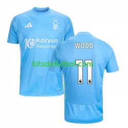 Nottingham Forest Chris Wood 11 Hombre Camiseta alternativa 2024-2025 Manga Corta