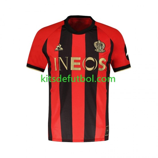 OGC Nice Hombre Camiseta de local 2024-2025 Manga Corta