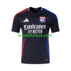 Olympique de Lyon Hombre Camiseta de visitante 2024-2025 Manga Corta