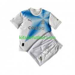 Equipación completa Niño Olympique de Marsella Anniversary Camiseta de local 2022-2023 Manga Corta