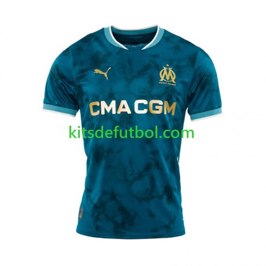 Olympique de Marsella Hombre Camiseta de visitante 2024-2025 Manga Corta
