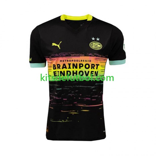 PSV Eindhoven Hombre Camiseta de visitante 2024-2025 Manga Corta