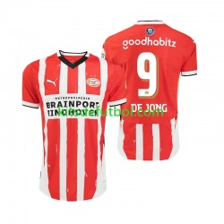 PSV Eindhoven DE JONG 9 Hombre Camiseta de local 2024-2025 Manga Corta