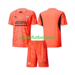 Equipación completa Niño PSV Eindhoven Portero Camiseta de local 2024-2025 Manga Corta