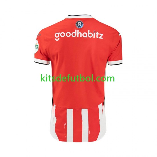 PSV Eindhoven Hombre Camiseta de local 2024-2025 Manga Corta