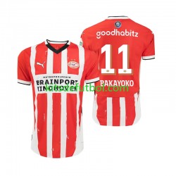 PSV Eindhoven Johan Bakayoko 11 Hombre Camiseta de local 2024-2025 Manga Corta