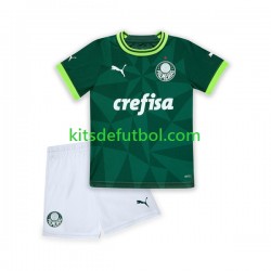 Equipación completa Niño Palmeiras Camiseta de local 2023-2024 Manga Corta