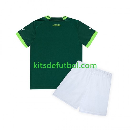 Equipación completa Niño Palmeiras Camiseta de local 2023-2024 Manga Corta