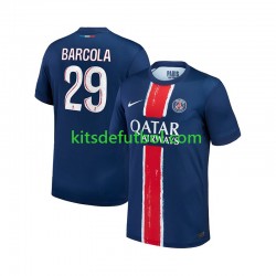 Paris Saint-Germain Bradley Barcola 29 Hombre Camiseta de local 2024-2025 Manga Corta