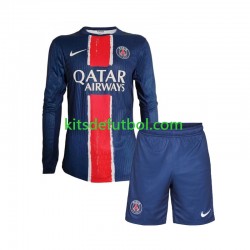 Equipación completa Niño Paris Saint-Germain Camiseta de local 2024-2025 Manga Larga