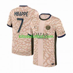 Paris Saint-Germain Kylian Mbappe 7 Hombre Camiseta Cuarta 2023-2024 Manga Corta