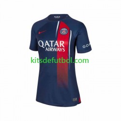 Paris Saint-Germain Mujer Camiseta de local 2023-2024 Manga Corta
