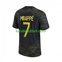 Paris Saint-Germain Mbappe 7 Hombre Camiseta Cuarta 2022-2023 Manga Corta